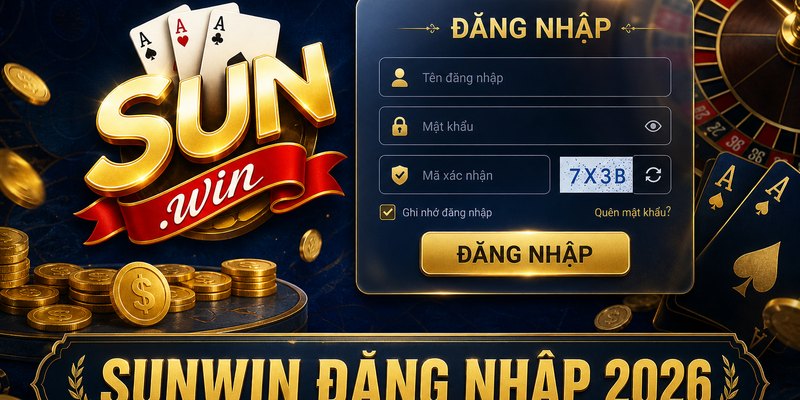 Sunwin đăng nhập 2026 form chính thức trên web